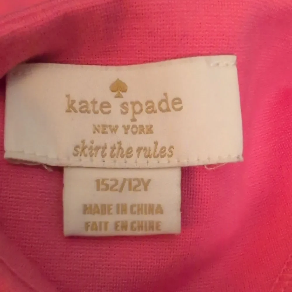 Kate Spade Y2K Girls Hot Pink dress size 12 Youth‎